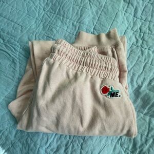ME Melody Ehsani Rose Sweatpants- Soft Pink - Ladies Small